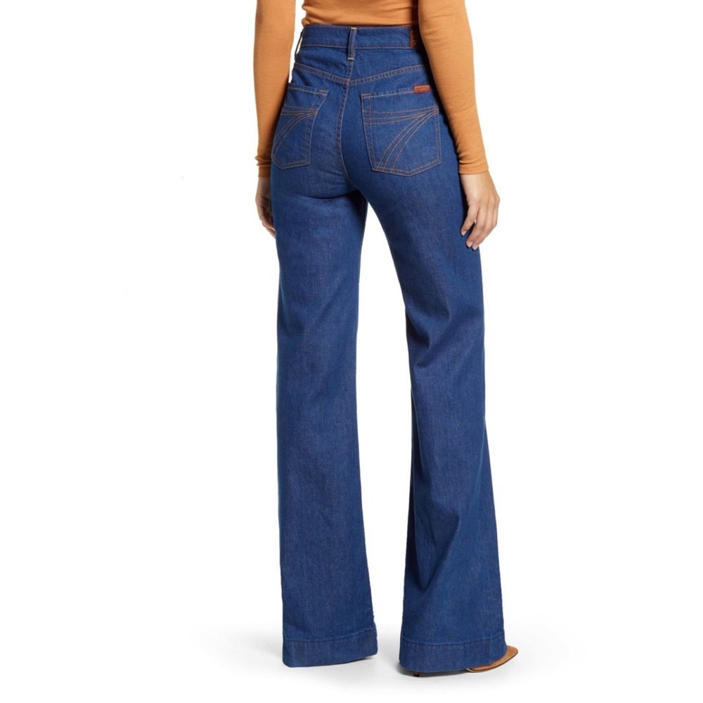 7FAM Dojo Modern Avant High Rise Wide Leg Trouser Jeans